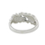 Marcasite pave ring, 'Luminous Garden' - Sterling Silver Luminous Garden Marcasite Pave Ring (image 2d) thumbail