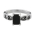 Onyx cocktail ring, 'Starry Midnight' - Sterling Silver Starry Midnight Black Onyx Cocktail Ring thumbail