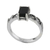 Onyx cocktail ring, 'Starry Midnight' - Sterling Silver Starry Midnight Black Onyx Cocktail Ring (image 2c) thumbail