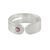Tourmaline wrap ring, 'Sparkling Secret' - Sterling Silver and Tourmaline Wrap Ring from Thailand thumbail