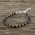 Tiger's eye beaded bracelet, 'Cool and Beautiful' - Tiger's Eye Beaded Bracelet from Thailand (image 2b) thumbail