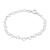Sterling silver link bracelet, 'Lots of Love' - Heart Motif Sterling Silver Link Bracelet from Thailand thumbail