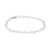 Sterling silver link bracelet, 'Lots of Love' - Heart Motif Sterling Silver Link Bracelet from Thailand (image 2d) thumbail