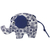 Eslinga de algodón, 'Lively Elephant' - Eslinga de algodón con forma de elefante artesanal tailandesa