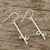 Peridot and citrine dangle earrings, 'Meeting of Worlds' - Modern Peridot and Citrine Earrings from Thailand (image 2b) thumbail