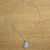 Larimar and blue topaz pendant necklace, 'Sweet Octopus' - Larimar Blue Topaz Octopus Sterling Silver Pendant Necklace (image 2b) thumbail