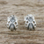 Sterling silver stud earrings, 'Delightful Ladybugs' - Sterling Silver Ladybug Stud Earrings from Thailand thumbail