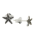 Sterling silver stud earrings, 'Starfish Charm' - Sterling Silver Starfish Stud Earrings from Thailand (image 2c) thumbail