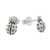Sterling silver stud earrings, 'Cute Ladybugs' - Sterling Silver Ladybug Stud Earrings from Thailand (image 2c) thumbail