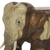 Wood stool, 'Elephant Relaxation' (11.5 inch) - Natural Wood Elephant Stool from Thailand (11.5 Inch) (image 2e) thumbail