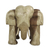 Wood stool, 'Elephant Relaxation' (15 inch) - Natural Wood Elephant Stool from Thailand (15 Inch) (image 2c) thumbail