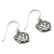 Sterling silver dangle earrings, 'Intricate' - Handcrafted Sterling Silver Openwork Star Dangle Earrings
