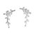 Sterling silver drop earrings, 'Shining Olive' - Sterling Silver Olive Branch Drop Earrings from Thailand