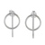 Sterling silver drop earrings, 'Modern Glyphs' - Geometric Sterling Silver Drop Earrings from Thailand thumbail