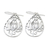 Sterling silver dangle earrings, 'Life Grows' - Openwork Sterling Silver Dangle Earrings from Thailand
