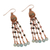 Multi-gemstone dangle earrings, 'Rains of Paradise' - Multi-Gemstone Dangle Earrings Handcrafted in Thailand (image 2c) thumbail