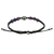 Amethyst beaded bracelet, 'Calm and Tranquil' - Floral Amethyst and Karen Silver Beaded Bracelet (image 2d) thumbail
