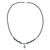 Lapis lazuli beaded pendant necklace, 'Lapis Destiny' - Lapis Lazuli Beaded Pendant Necklace with Hill Tribe Silver (image 2c) thumbail