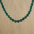 Quartz beaded necklace, 'Jungle Strand' - Green Quartz Beaded Necklace from Thailand (image 2b) thumbail