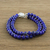 Lapis lazuli beaded bracelet, 'Seaside Love' - Lapis Lazuli Beaded Bracelet from Thailand (image 2b) thumbail