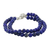 Lapis lazuli beaded bracelet, 'Seaside Love' - Lapis Lazuli Beaded Bracelet from Thailand (image 2c) thumbail