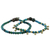 Serpentine and agate beaded bracelets, 'Beautiful Forever' (pair) - Serpentine and Agate Beaded Bracelets from Thailand (Pair) thumbail