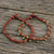 Jasper beaded bracelets, 'Beautiful Forever' (pair) - Jasper Beaded Bracelets from Thailand (Pair) (image 2) thumbail
