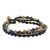 Agate and lapis lazuli beaded bracelet, 'Lovely Voice' - Agate and Lapis Lazuli Beaded Bracelet from Thailand (image 2c) thumbail