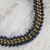 Lapis lazuli beaded necklace, 'Boho Gala' - Lapis Lazuli Beaded Choker Necklace from Thailand (image 2b) thumbail