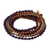 Lapis lazuli beaded wrap bracelet, 'Boho Dream' - Lapis Lazuli and Brass Beaded Wrap Bracelet thumbail