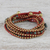 Agate beaded wrap bracelet, 'Boho Dream' - Agate Beaded Wrap Bracelet (image 2) thumbail