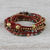 Agate beaded wrap bracelet, 'Boho Dream' - Agate Beaded Wrap Bracelet (image 2b) thumbail