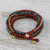 Serpentine beaded wrap bracelet, 'Boho Dream' - Serpentine Beaded Wrap Bracelet (image 2b) thumbail