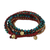Serpentine beaded wrap bracelet, 'Boho Dream' - Serpentine Beaded Wrap Bracelet (image 2c) thumbail