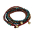 Serpentine beaded wrap bracelet, 'Boho Dream' - Serpentine Beaded Wrap Bracelet (image 2d) thumbail