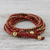 Jasper beaded wrap bracelet, 'Boho Dream' - Jasper Beaded Wrap Bracelet from Thailand (image 2b) thumbail