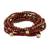 Jasper beaded wrap bracelet, 'Boho Dream' - Jasper Beaded Wrap Bracelet from Thailand (image 2c) thumbail