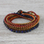 Lapis lazuli beaded wrap bracelet, 'Bohemian Bells' - Boho Lapis Lazuli Beaded Wrap Bracelet from Thailand (image 2) thumbail