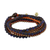 Lapis lazuli beaded wrap bracelet, 'Bohemian Bells' - Boho Lapis Lazuli Beaded Wrap Bracelet from Thailand (image 2a) thumbail