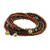 Agate beaded wrap bracelet, 'Boho Holiday' - Boho Agate Beaded Wrap Bracelet from Thailand (image 2c) thumbail