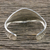 Sterling silver cuff bracelet, 'Shining Dimension' - Shining Sterling Silver Cuff Bracelet from Thailand (image 2c) thumbail