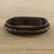 Leather wristband bracelet, 'Tenacious Nature in Brown' - Handmade Leather Wristband Bracelet in Brown from Thailand (image 2) thumbail