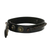 Leather wristband bracelet, 'Tenacious Nature in Dark Brown' - Handmade Leather Wristband Bracelet in Dark Brown (image 2c) thumbail