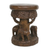 Wood stool, 'Around the Tree in Brown' - Wood Stool of Elephants Around a Tree in Brown from Thailand (image 2a) thumbail
