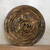 Lacquered bamboo decorative plate, 'Return to Nature' - Lacquered Bamboo Decorative Plate in Brown from Thailand