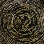 Lacquered bamboo decorative plate, 'Return to Nature' - Lacquered Bamboo Decorative Plate in Brown from Thailand