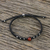Jasper beaded macrame bracelet, 'Single Bead' - Jasper Beaded Macrame Bracelet from Thailand (image 2b) thumbail