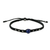 Lapis lazuli beaded macrame bracelet, 'Single Bead' - Lapis Lazuli Beaded Macrame Bracelet from Thailand