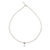 Cultured pearl beaded pendant necklace, 'White Halo' - Cultured Pearl and Sterling Silver Flower Pendant Necklace thumbail