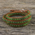 Quartz beaded wrap bracelet, 'Spring Forest' - Green Quartz Beaded Wrap Bracelet from Thailand (image 2) thumbail